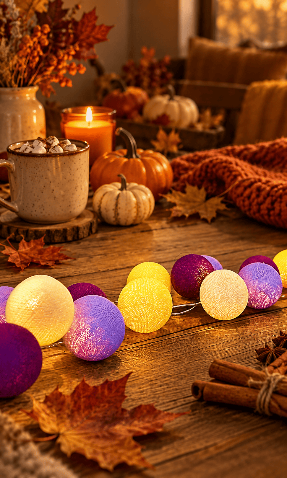 Έτοιμη Γιρλάντα Halloween «Purple Madness»