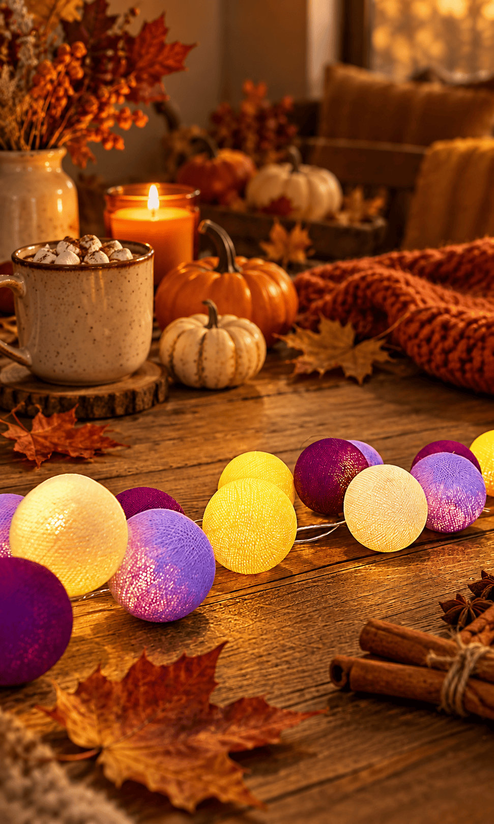 Έτοιμη Γιρλάντα Halloween «Purple Madness»